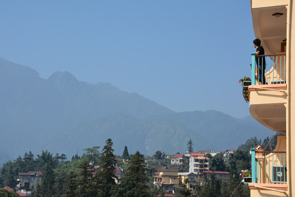 View from balcony